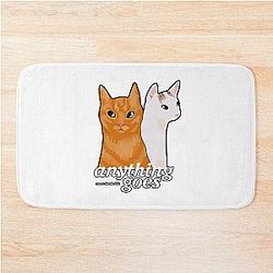 Anything Goes Emma Chamberlain Merch Anything Goes Cats Bath Mat