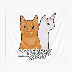 Anything Goes Emma Chamberlain Merch Anything Goes Cats Tapestry