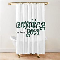 Anything Goes Emma Chamberlain Merch Logo Shower Curtain