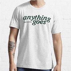 Anything Goes Emma Chamberlain Merch Anything Goes Logo Essential T-Shirt