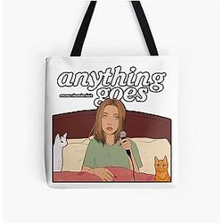 Anything Goes Emma Chamberlain Merch Anything Goes All Over Print Tote Bag