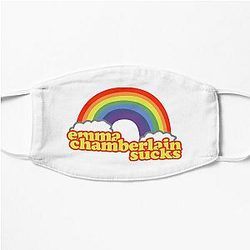Emma Chamberlain Merch Emma Chamberlain Sucks Flat Mask