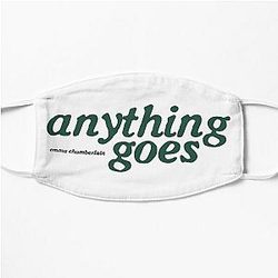 Anything Goes Emma Chamberlain Merch Anything Goes Logo Flat Mask