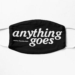 Anything Goes Emma Chamberlain Merch Anything Goes Logo Flat Mask