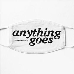 Anything Goes Emma Chamberlain Merch Anything Goes Logo Flat Mask