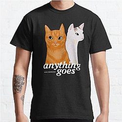 Anything Goes Emma Chamberlain Merch Anything Goes Cats Classic T-Shirt