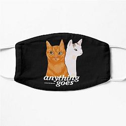 Anything Goes Emma Chamberlain Merch Anything Goes Cats Flat Mask