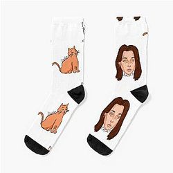 emma chamberlain sticker pack (w cats declan and frankie) Socks