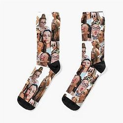Emma Chamberlain Collage Socks