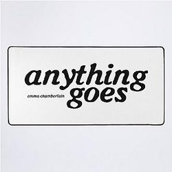 Anything Goes Emma Chamberlain Merch Anything Goes Logo Desk Mat