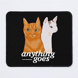Anything Goes Emma Chamberlain Merch Anything Goes Cats Mouse Pad