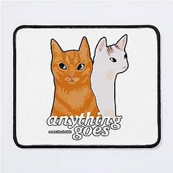 Anything Goes Emma Chamberlain Merch Anything Goes Cats Mouse Pad