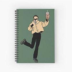 Emma Chamberlain illustration  Spiral Notebook