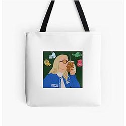 Emma Chamberlain Coffee Design All Over Print Tote Bag