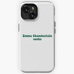 Emma Chamberlain sucks iPhone Tough Case