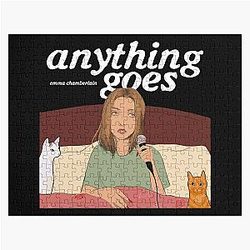 Anything Goes Emma Chamberlain Merch Anything Goes Jigsaw Puzzle