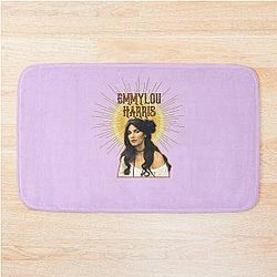 Emmylou Harris   T-Shirt Bath Mat
