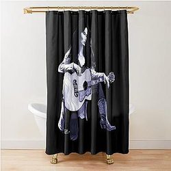 Vintage Rétro Emmylou Harris Cadeaux pour éventails de films Rideau de douche