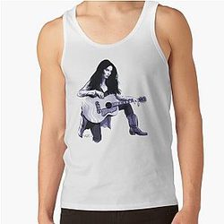 Emmylou Harris - Un'illustrazione di Paul Cemmick Tank Top
