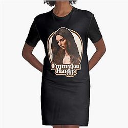 emmylou harris Vestido de camiseta gráfica