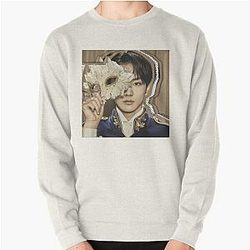Enhypen Sweatshirts - Jungwon ENHYPEN Border Pullover Sweatshirt RB3107