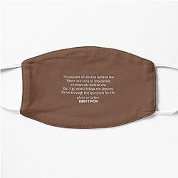 Enhypen Face Masks - ‘Given Or Taken’ Lyrics Flat Mask RB3107