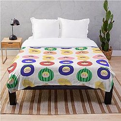 Enhypen Blanket - ENHYPEN as fruits! (7 Members) ☆ I-LAND Throw Blanket RB3107