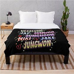 Enhypen Blanket - Enhypen kpop Throw Blanket RB3107