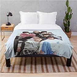 Enhypen Blanket - ENHYPEN Group Photo Throw Blanket RB3107