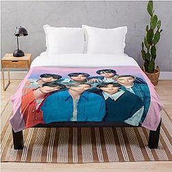 Enhypen Blanket - ENHYPEN Group Photo Throw Blanket RB3107