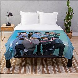 Enhypen Blanket - 2021 Original Heart Pose Throw Blanket RB3107