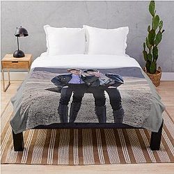 Enhypen Blanket - Jake and Sunghoon 2021 Throw Blanket RB3107