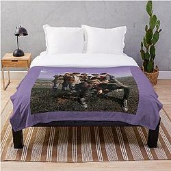 Enhypen Blanket - ENHYPEN Group Photo Throw Blanket RB3107