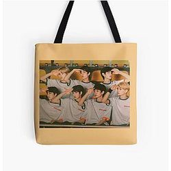 Enhypen Bags - ENHYPEN Group Photo All Over Print Tote Bag RB3107