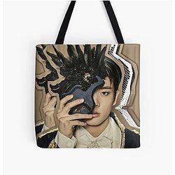 Enhypen Bags - Jake Border Carnival Photoshoot 2 All Over Print Tote Bag RB3107