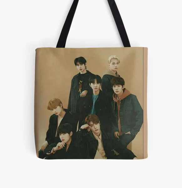 Enhypen Bags - ENHYPEN Group Photo Aesthetic All Over Print Tote