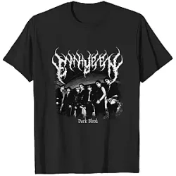 ENHYPEN T-shirt – Signature Dark Blood Design