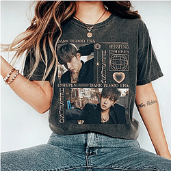 ENHYPEN Washed T-shirt – Heeseung Dark Blood Era
