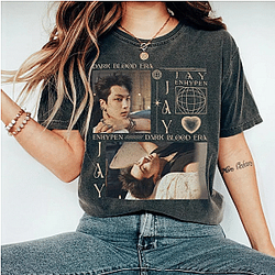 ENHYPEN Washed T-shirt – Jay Dark Blood Era
