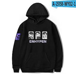 Enhypen Hoodie - Kpop Print Holiday Unisex Hooded Streetwear Hoodies