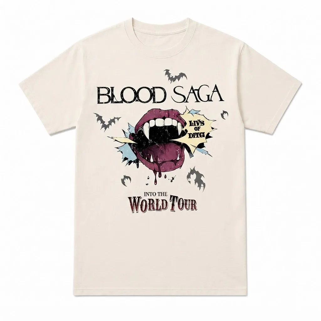 Blood Saga Into The World Tour LA1207 Enhypen T-Shirts | Enhypen
