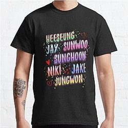 Enhypen T-Shirts - Enhypen kpop Classic T-Shirt RB3107