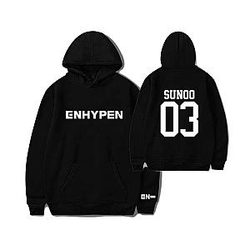 Enhypen Hoodies - Sunoo Fashion Pullover Unisex Hoodie