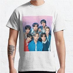 Enhypen T-Shirts - ENHYPEN Group Photo Classic T-Shirt RB3107