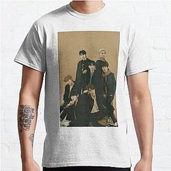 Enhypen T-Shirts - ENHYPEN Group Photo Aesthetic Classic T-Shirt RB3107