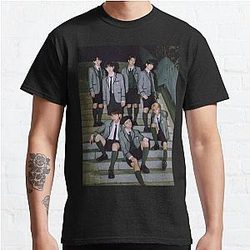 Enhypen T-Shirts - ENHYPEN Group Photo Classic T-Shirt RB3107
