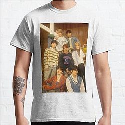 Enhypen T-Shirts - ENHYPEN Group Photo Classic T-Shirt RB3107