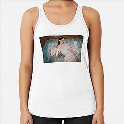 here lies ethel cain merch Racerback Tank Top