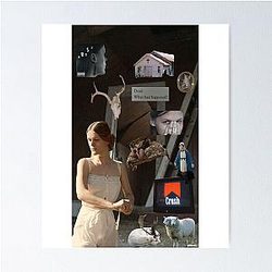 Ethel Cain aesthetic collage poster Poster