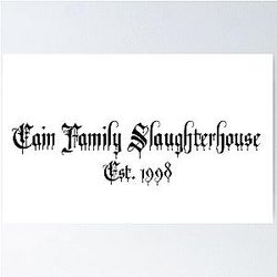 "Cain Family Slaughterhouse" Ethel Cain tee Poster